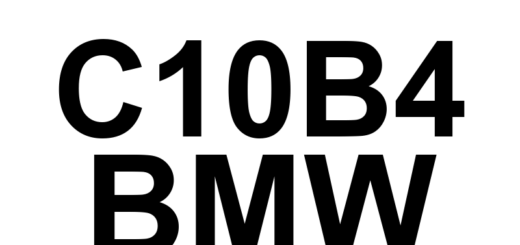 DTC C10B4 BMW - Definição em inglês: Internal DSC Control Module Brake Pressure Sensor Power Supply Voltage Out of Range Definição em Português: Módulo de Controle DSC Interno - Voltagem de Alimentação do Sensor de Pressão de Freio Fora da Faixa