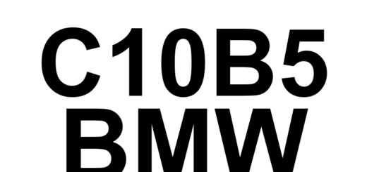 DTC C10B5 BMW - Definição em inglês: Brake Pedal Position Sensor Supply Voltage Circuit Low Definição em Português: Sensor de posição do pedal de freio - Tensão baixa no circuito de alimentação