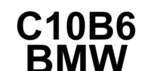 DTC C10B6 BMW - Definição em inglês: Brake Pedal Position Sensor Supply Voltage Circuit High Definição em Português: Sensor de Posição do Pedal de Freio - Tensão Alta no Circuito de Alimentação