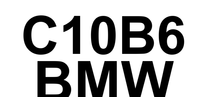DTC C10B6 BMW - Definição em inglês: Brake Pedal Position Sensor Supply Voltage Circuit High Definição em Português: Sensor de Posição do Pedal de Freio - Tensão Alta no Circuito de Alimentação