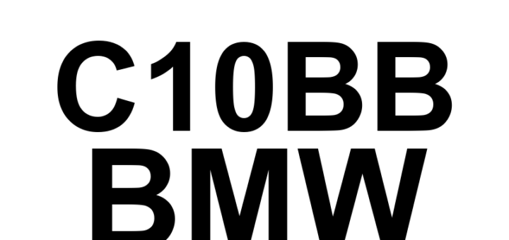 DTC C10BB BMW - Definição em inglês: Brake Pedal Position Sensor 'A' Voltage Out of Range Low Definição em Português: Sensor de Posição do Pedal de Freio 'A' - Tensão Fora de Faixa (Baixa)