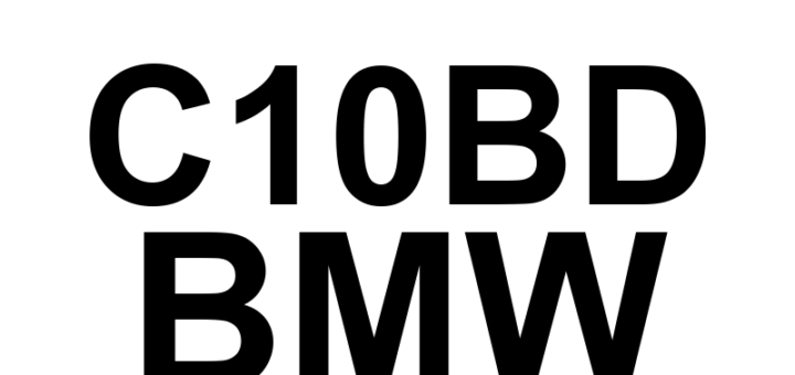 DTC C10BD BMW - Definição em inglês: Brake Pedal Position Sensor 'B' Voltage Out of Range Low Definição em Português: Sensor de Posição do Pedal de Freio 'B' - Tensão Fora do Intervalo Baixa