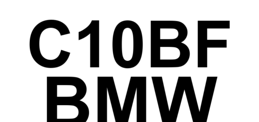 DTC C10BF BMW - Definição em inglês: Brake System Control Module Valve Power Supply Circuit Low Definição em Português: Módulo de Controle do Sistema de Freio - Circuito de Alimentação da Válvula com Tensão Baixa