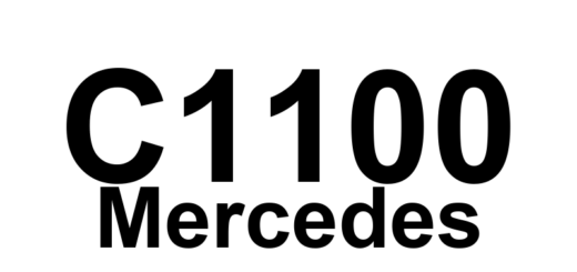 DTC C1100 Mercedes - Definição em inglês: Left Front Axle VSS Circuit Fault Definição em Português: Circuito do Sensor de Velocidade do Eixo Dianteiro Esquerdo - Falha Detectada