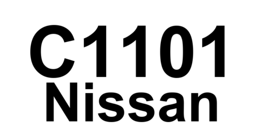 DTC C1101 Nissan - Definição em inglês: ABS RR Wheel Speed Sensor 1 Definição em Português: Sensor de Velocidade da Roda Traseira Direita do ABS 1