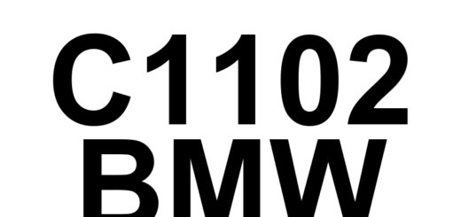DTC C1102 BMW - Definição em inglês: FlexRay_Low Circuit Low Definição em Português: Circuito FlexRay_Low - Circuito em Baixa