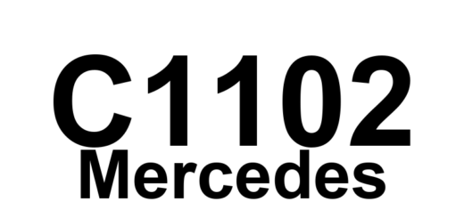 DTC C1102 Mercedes - Definição em inglês: ETS/ASR, ABS Left Axle VSS Circuit Fault Definição em Português: Circuito do sensor de velocidade da roda (VSS) no eixo esquerdo do ABS/ETS/ASR - Falha detectada.