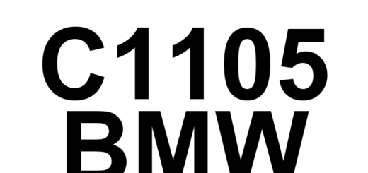 DTC C1105 BMW - Definição em inglês: FlexRay_High / FlexRay_Low Circuit/Open Definição em Português: Circuito FlexRay_Alto/FlexRay_Baixo - Circuito Aberto/Interrompido