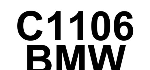DTC C1106 BMW - Definição em inglês: FlexRay Transceiver Circuit Electrical Definição em Português: Circuito do Transceptor FlexRay - Problema Elétrico