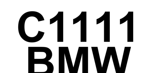 DTC C1111 BMW - Definição em inglês: Vehicle Dynamics Control Module Watchdog Error Definição em Português: Módulo de Controle Dinâmico do Veículo - Erro de Monitoramento