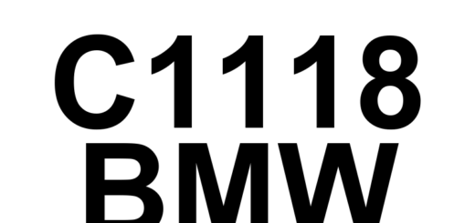 DTC C1118 BMW - Definição em inglês: Vehicle Dynamics Control Module Power Supply 'A' Circuit High Definição em Português: Módulo de Controle da Dinâmica do Veículo - Circuito de Alimentação 'A' com Tensão Alta.
