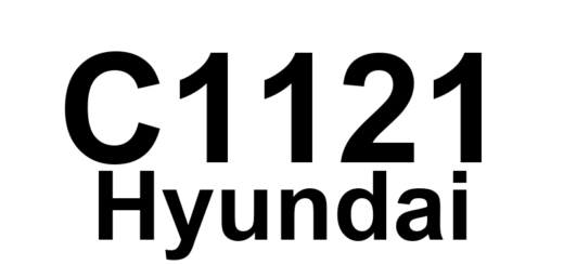 DTC C1121 Hyundai - Definição em inglês: Sensor 1 Battery Voltage Low Definição em Português: Sensor 1 - Tensão da bateria baixa