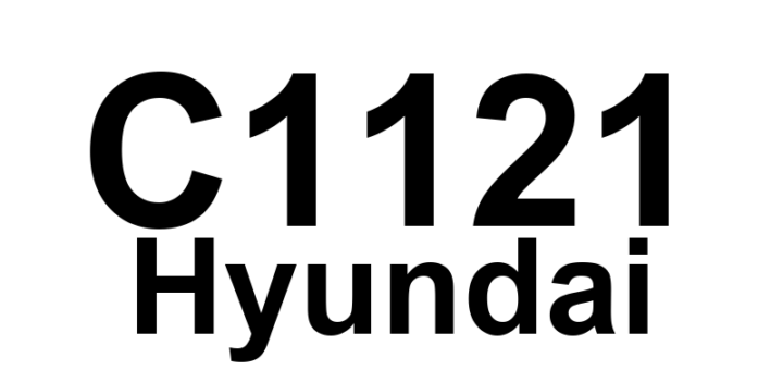 DTC C1121 Hyundai - Definição em inglês: Sensor 1 Battery Voltage Low Definição em Português: Sensor 1 - Tensão da bateria baixa