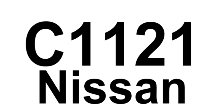 DTC C1121 Nissan - Definição em inglês: LF Out ABS Solenoid Definição em Português: Solenoide ABS Dianteiro Esquerdo - Defeito Detected
