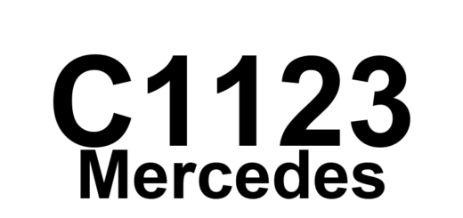 DTC C1123 Mercedes - Definição em inglês: AIRmatic: fault in component B24/6 (acceler. sensor) Definição em Português: AIRmatic - Falha no componente B24/6 (sensor de aceleração)