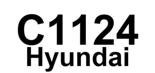 DTC C1124 Hyundai - Definição em inglês: Sensor 4 Battery Voltage Low Definição em Português: Sensor 4 - Tensão da Bateria Baixa