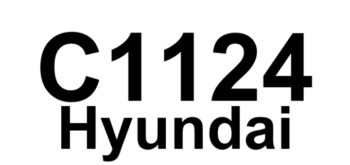 DTC C1124 Hyundai - Definição em inglês: Sensor 4 Battery Voltage Low Definição em Português: Sensor 4 - Tensão da Bateria Baixa