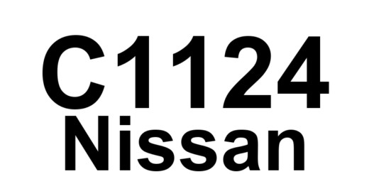 DTC C1124 Nissan - Definição em inglês: LR In ABS Solenoid Definição em Português: Solenoide do ABS da Roda Traseira Esquerda - Em Falha