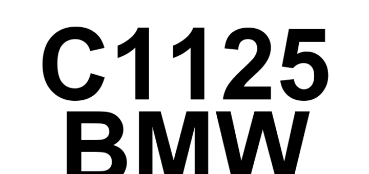 DTC C1125 BMW - Definição em inglês: Power Steering Control Module Hardware Error Definição em Português: Módulo de Controle da Direção Elétrica - Erro no Hardware