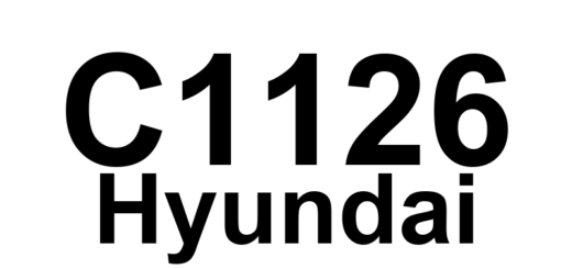 DTC C1126 Hyundai - Definição em inglês: TPMS ECU Battery Voltage Low Definição em Português: Voltagem da Bateria da ECU do TPMS - Baixa