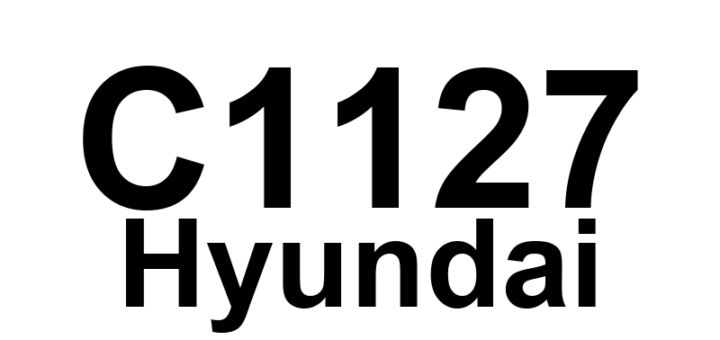 DTC C1127 Hyundai - Definição em inglês: TPMS ECU Battery Voltage High Definição em Português: Módulo do TPMS - Tensão alta da bateria