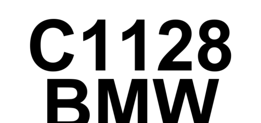 DTC C1128 BMW - Definição em inglês: Power Steering Control Module Software Error Definição em Português: Módulo de Controle da Direção Assistida - Erro de Software