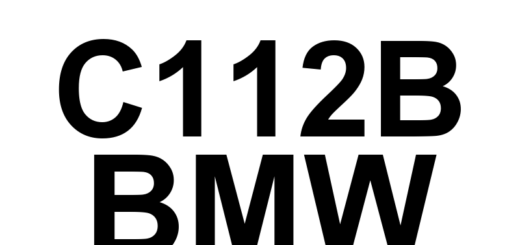 DTC C112B BMW - Definição em inglês: NOT DEFINED Definição em Português: NÃO DEFINIDO