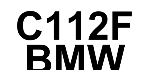 DTC C112F BMW - Definição em inglês: NOT DEFINED Definição em Português: NÃO DEFINIDO