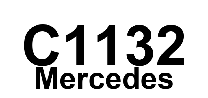 DTC C1132 Mercedes - Definição em inglês: AIRmatic: fault in component B22/8 (level sensor) Definição em Português: AIRmatic - Falha no componente B22/8 (sensor de nível)