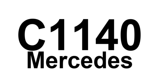 DTC C1140 Mercedes - Definição em inglês: BAS light, play in steering column causes steering angle sensor to lose memory(?) Definição em Português: Luz BAS - Folga na coluna de direção faz com que o sensor de ângulo de direção perca a memória.