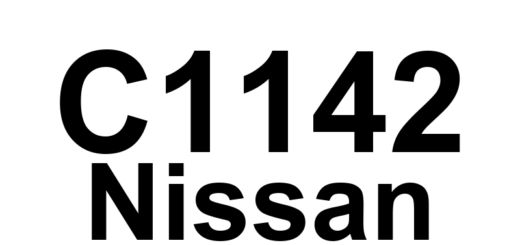 DTC C1142 Nissan - Definição em inglês: ABS Pressure Sensor Circuit Definição em Português: Circuito do Sensor de Pressão do ABS - Falha detectada