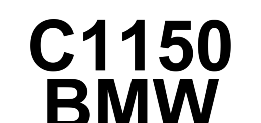 DTC C1150 BMW - Definição em inglês: Rear Axle Slip Angle Control Random Access Memory (RAM) Error Definição em Português: Erro de Memória RAM no Controle do Ângulo de Deslizamento do Eixo Traseiro.