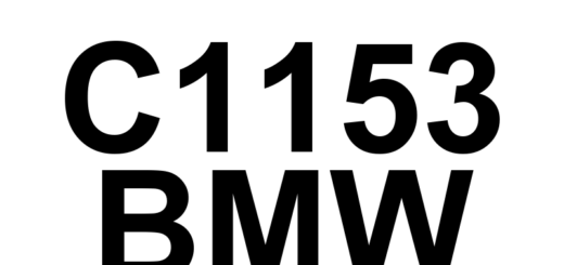 DTC C1153 BMW - Definição em inglês: Rear Axle Slip Angle Control Watchdog Error Definição em Português: Erro do Controle de Ângulo de Deslizamento do Eixo Traseiro - Watchdog