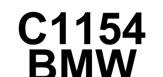 DTC C1154 BMW - Definição em inglês: Rear Axle Slip Angle Control Processor Definição em Português: Processador de Controle de Ângulo de Deslizamento do Eixo Traseiro - Problema Detectado