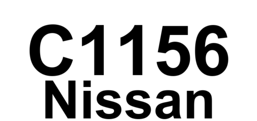 DTC C1156 Nissan - Definição em inglês: Steering Angle Sensor CAN Communication Definição em Português: Sensor de Ângulo da Direção - Comunicação CAN