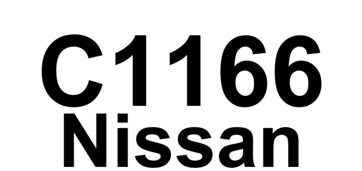 DTC C1166 Nissan - Definição em inglês: ABS Suction Valve 1 System Definição em Português: Válvula de Sucção do ABS 1 - Sistema