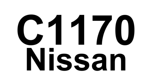 DTC C1170 Nissan - Definição em inglês: Variant Coding Definição em Português: Codificação de Variante.