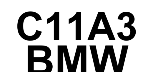 DTC C11A3 BMW - Definição em inglês: Multi-axis Acceleration Sensor Module 'C' Yaw Rate Implausible Definição em Português: Módulo do Sensor de Aceleração Multieixo 'C' - Taxa de Guinada Implausível