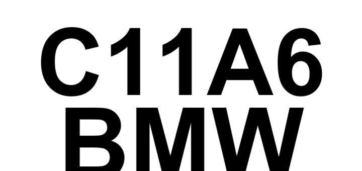 DTC C11A6 BMW - Definição em inglês: Multi-axis Acceleration Sensor Module 'A' Longitudinal Acceleration Implausible Definição em Português: Módulo do Sensor de Aceleração Multi-eixo 'A' - Aceleração Longitudinal Implausível