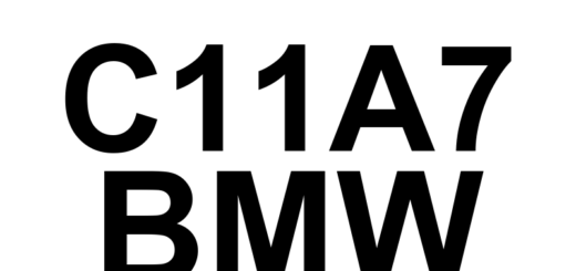 DTC C11A7 BMW - Definição em inglês: Steering Angle Sensor Rack Stroke Out of Range Definição em Português: Sensor de Ângulo de Direção - Curso da Cremalheira Fora do Alcance