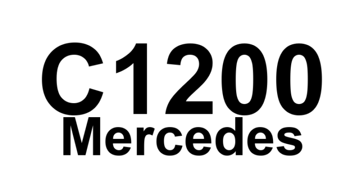 DTC C1200 Mercedes - Definição em inglês: Stop Light Switch Open/Shorted/Implausible <--- when faulty ESP/BAS light is on Definição em Português: Interruptor da luz de freio - Aberto/Curto-circuito/Improvável (quando com falha, a luz ESP/BAS acende)