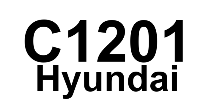 DTC C1201 Hyundai - Definição em inglês: Wheel Speed Sensor Front-LH Range / Performance / Intermittent Definição em Português: Sensor de Velocidade da Roda dianteiro-LE - Faixa/Desempenho/Intermitente