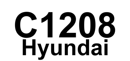 DTC C1208 Hyundai - Definição em inglês: Wheel Speed Sensor Rear-LH Invalid/No Signal Definição em Português: Sensor de Velocidade da Roda Traseira-Esquerda - Sinal Inválido/Ausente
