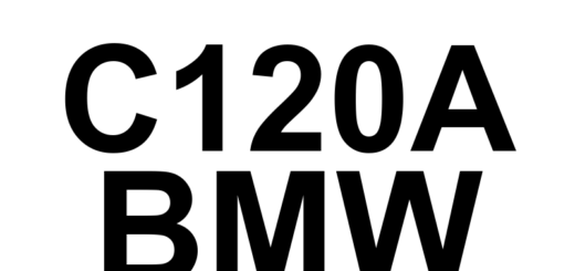 DTC C120A BMW - Definição em inglês: Wheel Speed Sensor Rear/Right Circuit Low Definição em Português: Sensor de Velocidade da Roda Traseira Direita - Circuito Baixo
