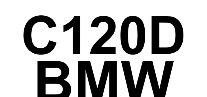 DTC C120D BMW - Definição em inglês: Right Front Wheel Speed Sensor Drive Off Recognition Definição em Português: Sensor de Velocidade da Roda Dianteira Direita - Reconhecimento de Partida