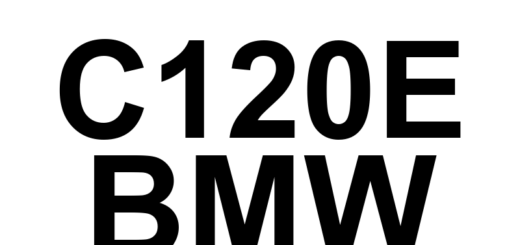 DTC C120E BMW - Definição em inglês: Left Rear Wheel Speed Sensor Drive Off Recognition Definição em Português: Sensor de Velocidade da Roda Traseira Esquerda - Reconhecimento ao Partir