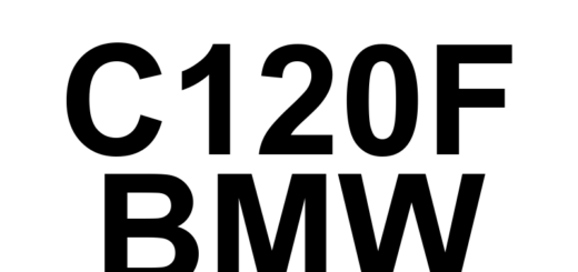DTC C120F BMW - Definição em inglês: Right Rear Wheel Speed Sensor Drive Off Recognition Definição em Português: Sensor de Velocidade da Roda Traseira Direita - Detecção de Movimento Inicial