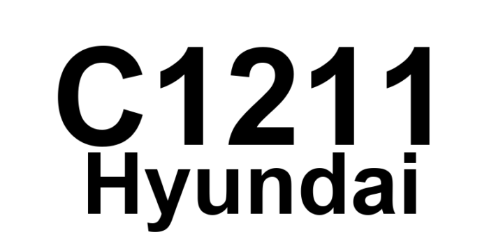 DTC C1211 Hyundai - Definição em inglês: Wheel Speed Sensor Rear-RH Invalid/No Signal Definição em Português: Sensor de Velocidade da Roda Traseira-Direita - Sinal Inválido/Ausente