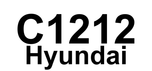 DTC C1212 Hyundai - Definição em inglês: Vehicle Speed Sensor Definição em Português: Sensor de Velocidade do Veículo