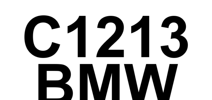 DTC C1213 BMW - Definição em inglês: Right Rear Wheel Speed Sensor EMC Monitoring Definição em Português: Sensor de Velocidade da Roda Traseira Direita - Monitoramento EMC